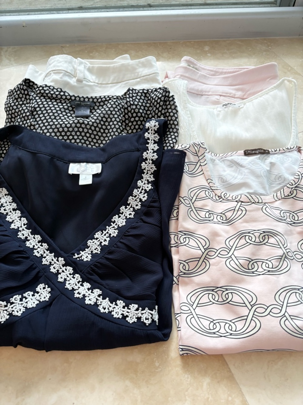 Women’s clothing bundle M/8 J. McLaughlin, Talbots, Loft, Banana Republic, Ann T